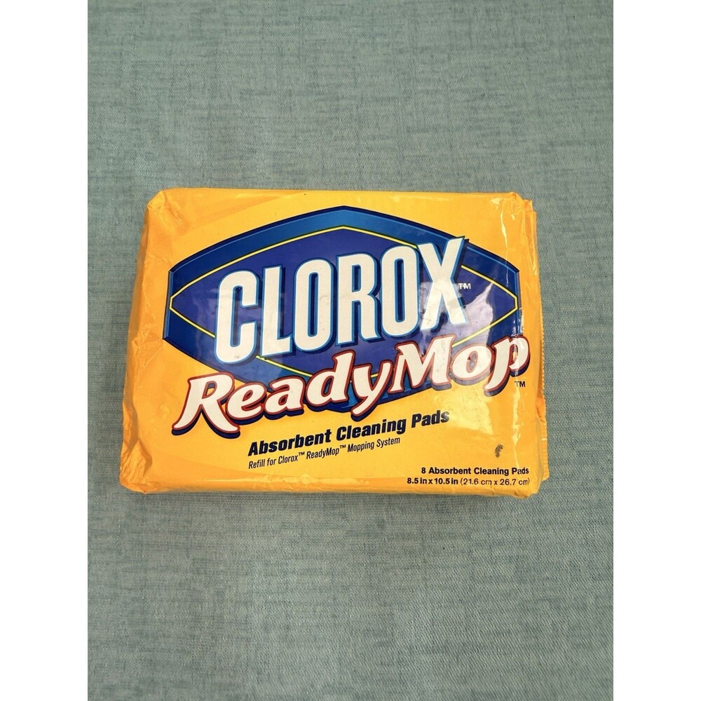 Clorox Ready Mop Absorbent Cleaning Pads Refill 8 ct Package Disposable
